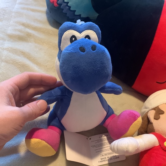 Blue yoshi Mario all star plush NWT - Picture 5 of 6